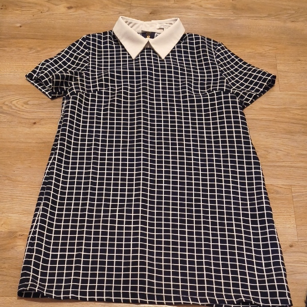 Black and White Grid Pattern Shirt